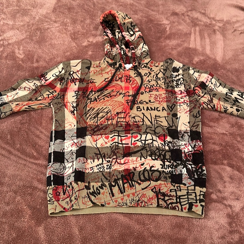 Large Burberry Hoodie